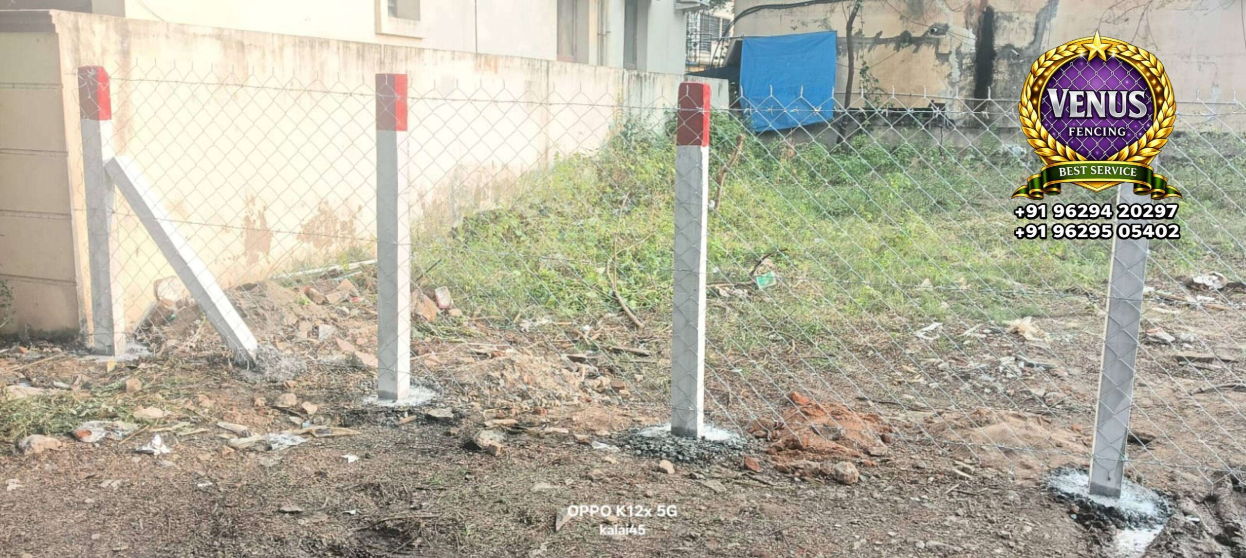 Diamond Fencing with RCC Cement Post