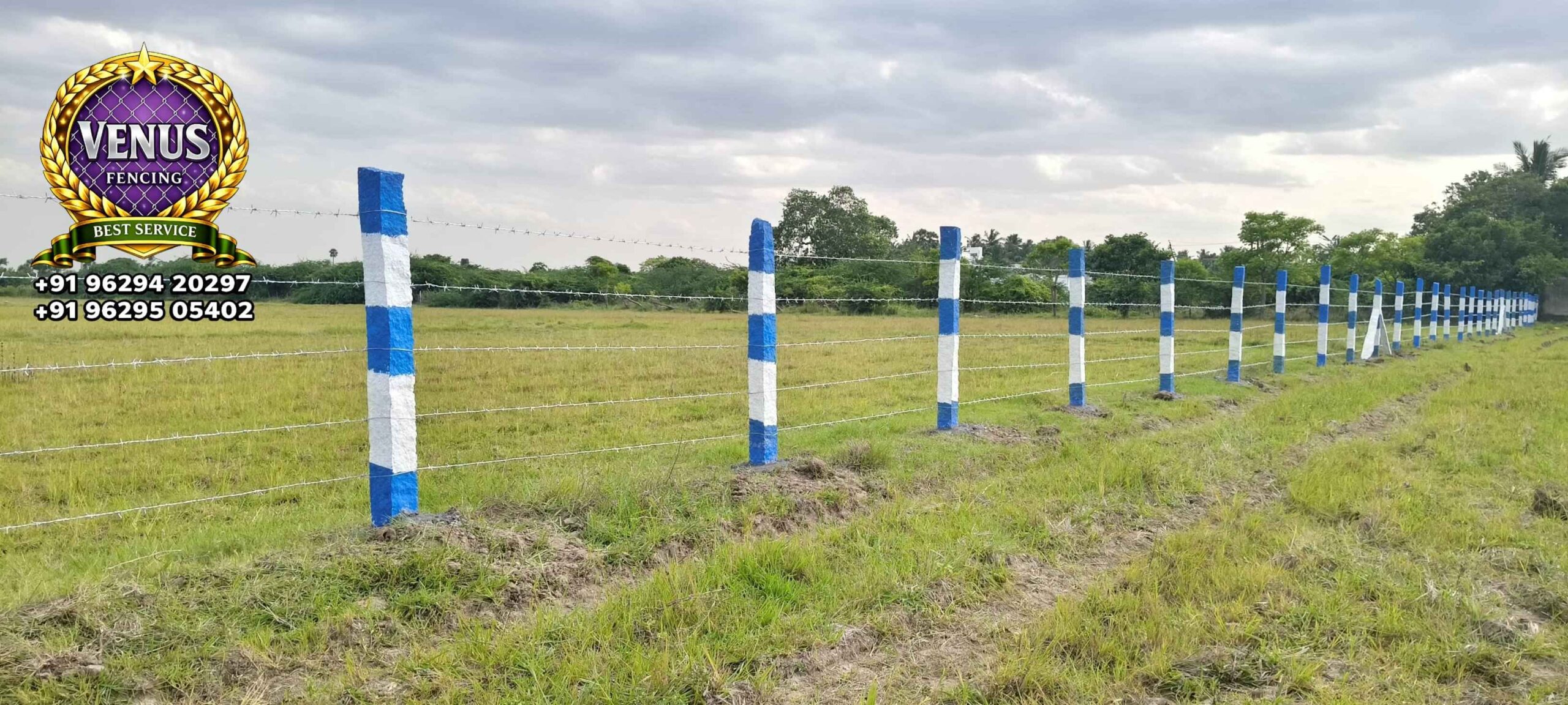 Barbed Wire Fencing X model