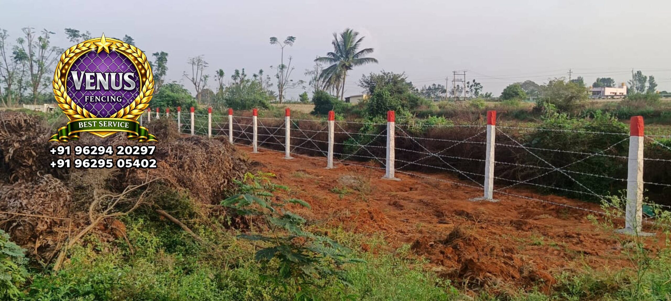 Barb Wire Fencing X model