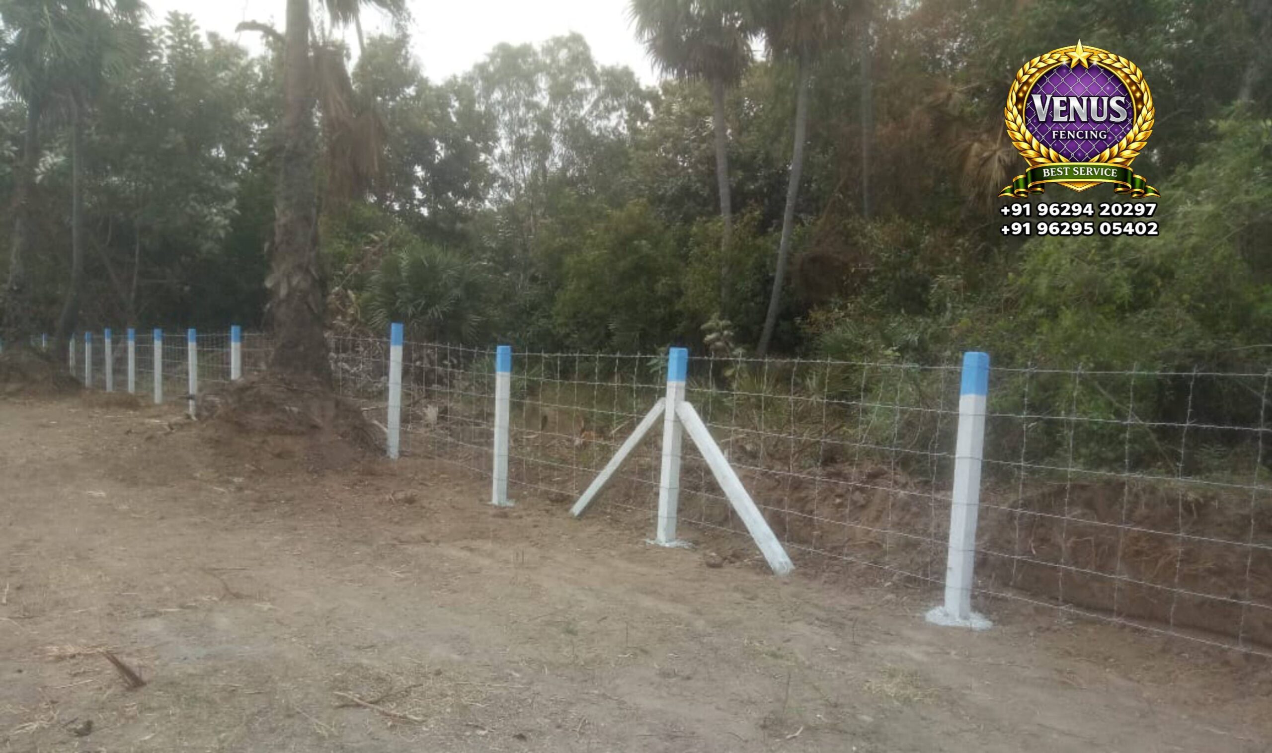 Barb Wire Fencing Square Model